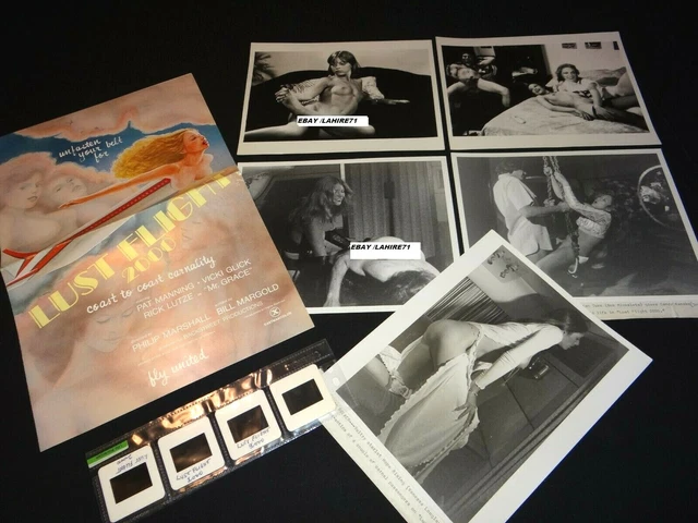 LUST FLIGHT 2000 photos presse argentique cinema 1978 + dossier presse