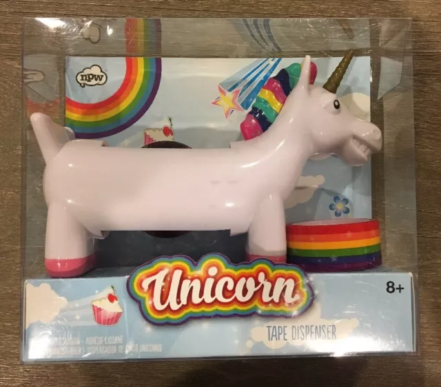 Distributeur de ruban licorne + stylo licorne par neuf dans son emballage d'origine 2