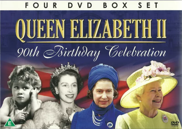 QUEEN ELIZABETH II 90TH  CELEBRATION 4 DVD  Royal Wedding colour Prince Philip