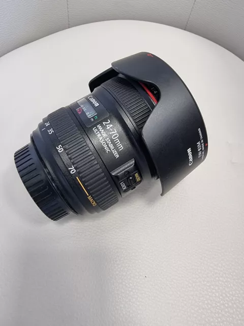 Canon EF 24-70 mm/4 L IS USM gebraucht,wie neu! Zoom Objektiv mit Macro Funktion