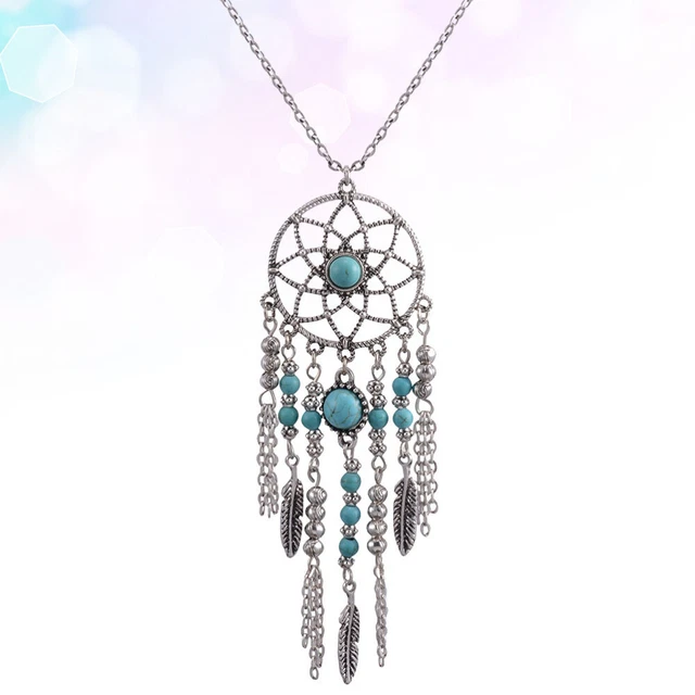 Collier Croix épaisse Femme - Perles Martelées Et Déclaration En Couches - Métal