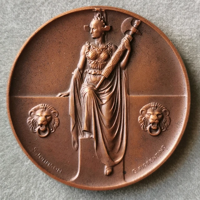 MEDAGLIA CESARE MARIA De Vecchi 1926 AOI Africa Orientale Camicie Nere