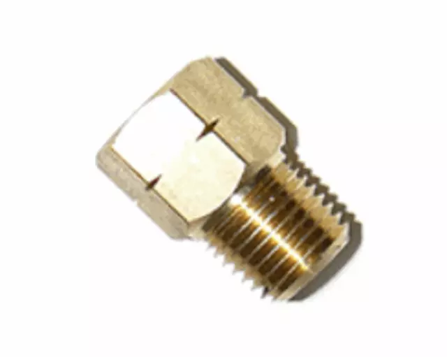 1/4" Brass Female NPT x 1/4" Male NPT Adaptor - NOTE This is NPT Thread NOT BSP