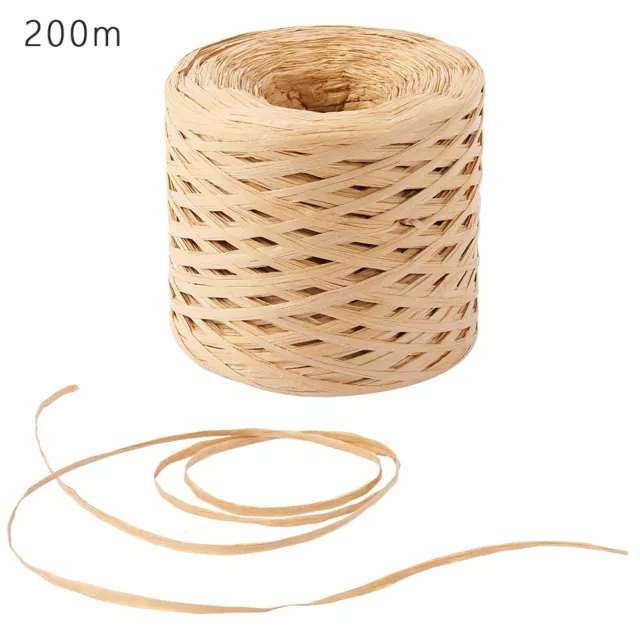 10 Metre Roll of Paper Raffia Cord Craft Twine Rope String Craft DIY  Scrapbook
