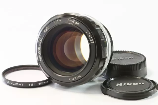 [Mint+++] Nikon Nikkor-S.C Auto 55mm F1.2 Non Ai Prime MF Lens from Japan A411
