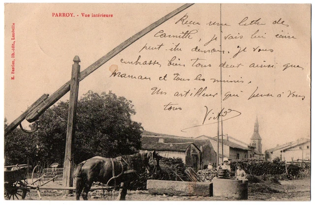 CPA 54 - PARROY (Meurthe et Moselle) - Vue intérieure
