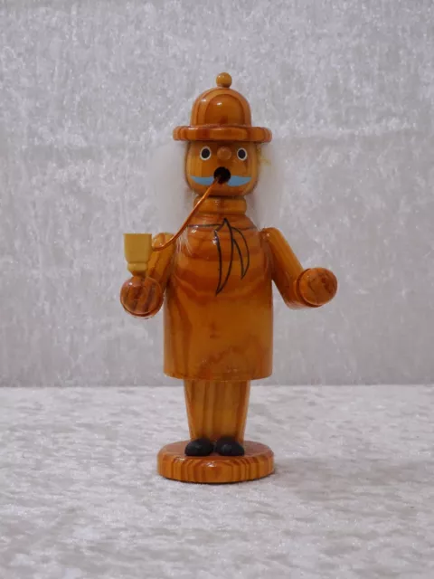 nUbw4K - Design Wood Smoking Man with Pipe - Ore Mountains - Vintage - 13,5 CM