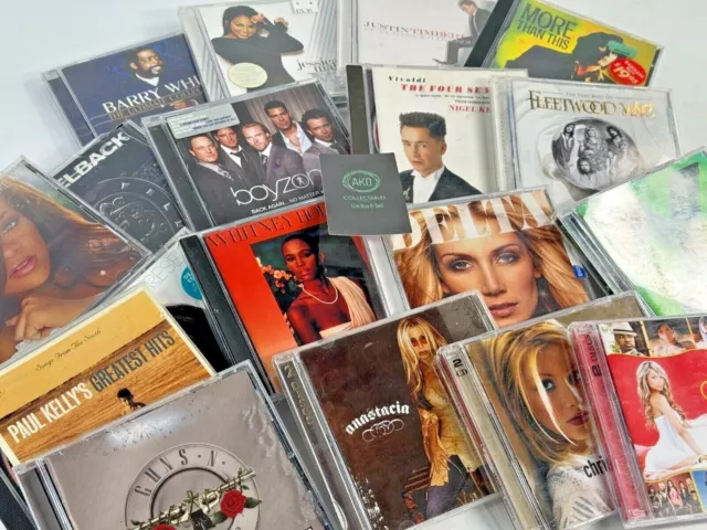 ALBUMS 60's to 90's/00s Rock & Hard Rock, POP, R&B  MUSIC Cd's -Choose From List