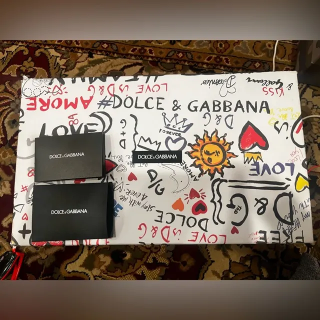 Dolce & Gabbana Shoe Box With Authenticity Cards