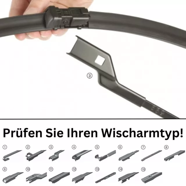 Bosch A297S Scheibenwischer 3397007297 Vorne Für Audi A4 A5 A6 Q3 Volvo Porsche 2