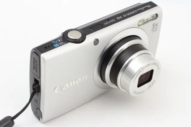 [Near MINT+++ in Box] Canon Powershot A2400 IS Silver Digital Camera 16MP JAPAN 3