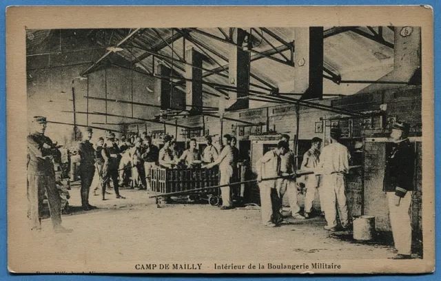 CPA: Camp de Mailly - Interior of the Military Bakery