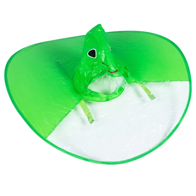 Impermeabile in PVC per dischi volanti berretti con ombrello per donna dropshipping