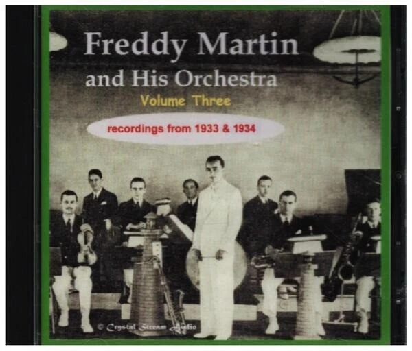 CD Freddy Martin and his Orchestra Volume Tre Cristalli Stream Audio