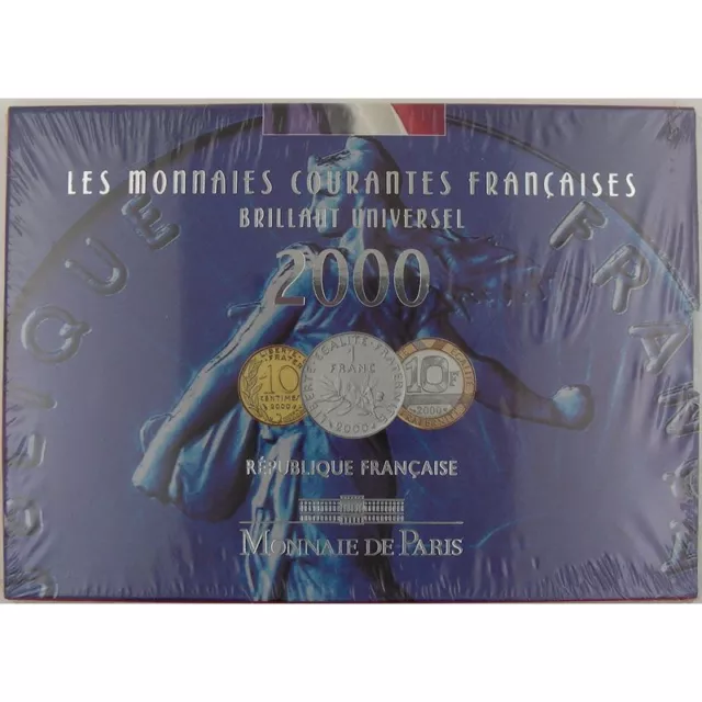 France , Coffret Brillant Universel 2000 Modernes Fran�aises Coffrets FDC, BU, B