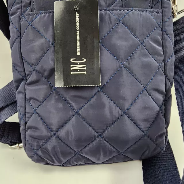 INC International Concepts Rachell Quilted Crossbody Women's One Size Midnight 2