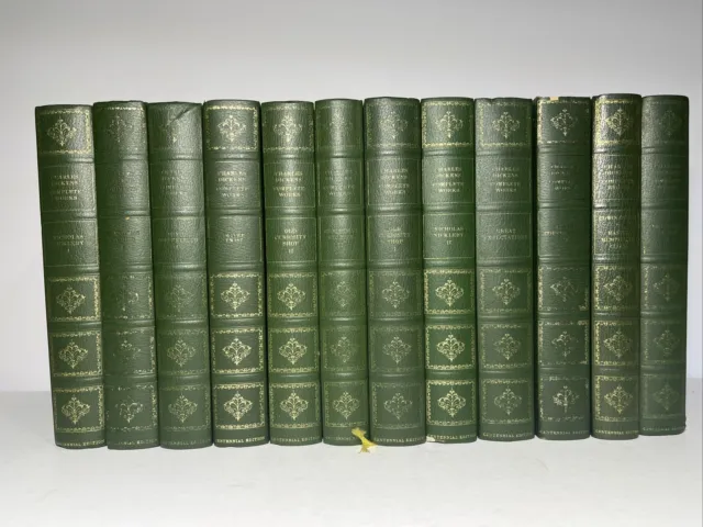 Charles Dickens Complete Works Centennial Edition Collection x12 Books VGC
