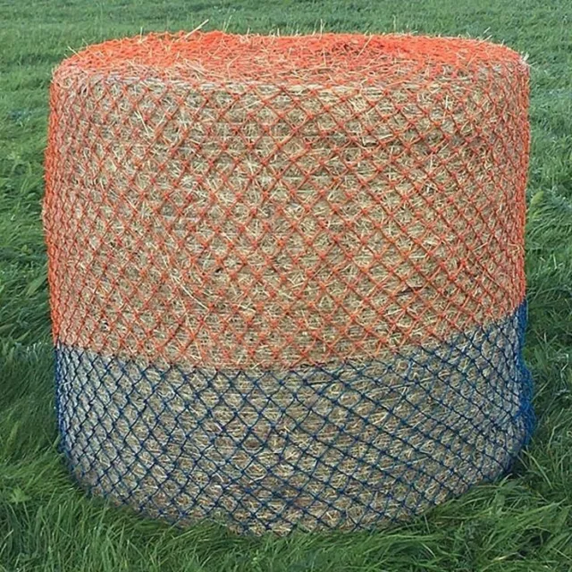 Elico Wild Boar Bale Net (Large) - Orange and Turquise - Save Field Wastage