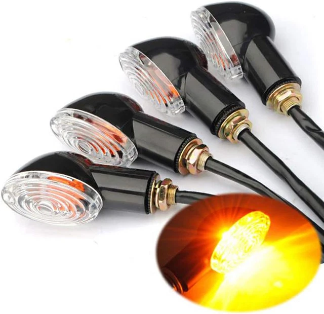 Frecce Direzione Moto 12V LED | 4 Pezzi Giallo | Impermeabili | Universali Per Scooter E Quad - Foto 11