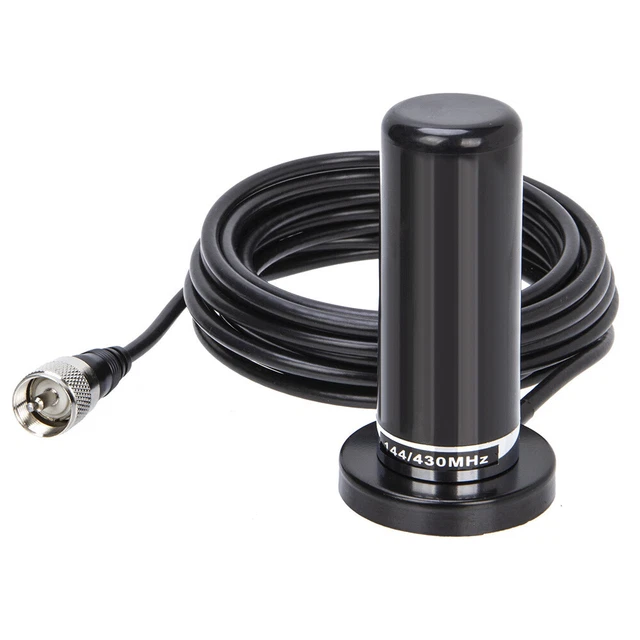 Mini antenna walkie talkie auto doppia sezione UHF/VHF PL259 base antenna radio