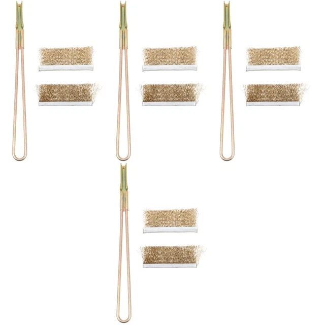 4 set spazzole per pulizia gabbia per uccellini strumenti gabbia per uccellini lucidalabbra forniture principali