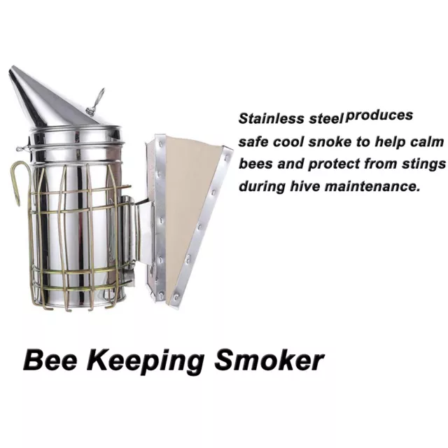 Bee Hive Beekeeping Smoker Keeping Stainless steel Heat Shield Board Equipment