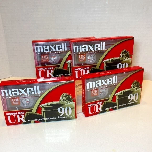 Maxell 20-Pack Audio Cassettes – 90-Minute, Normal Bias, For Recording Music Or Voice