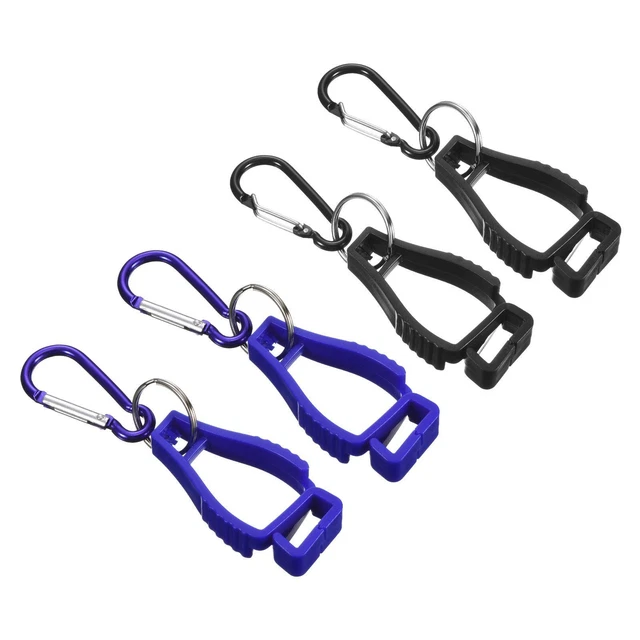 Guanto Afferra Clips,4pz Guanto Guanti Impugnature Supporto,Nero Blu