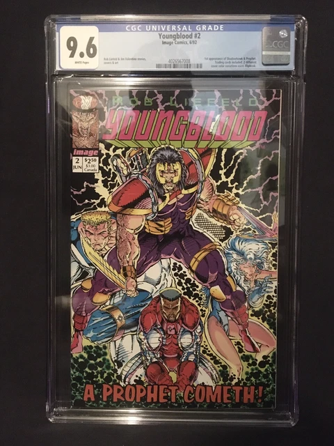 Youngblood #2 CGC 9.6, 1st Appearance Of Shadowhawk & Prophet Rob Liefeld Image