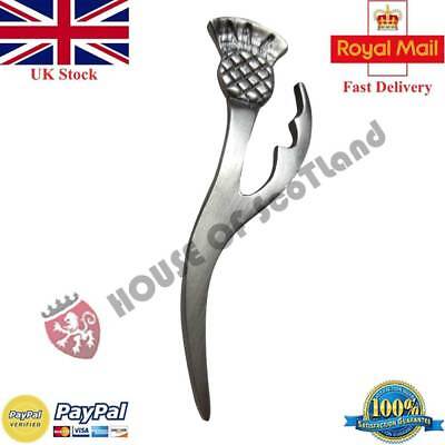 Cardo Cardo Scozzese Heritage Kilt Perno Spazzolato Antico Finis 10.2cm Spilli & 