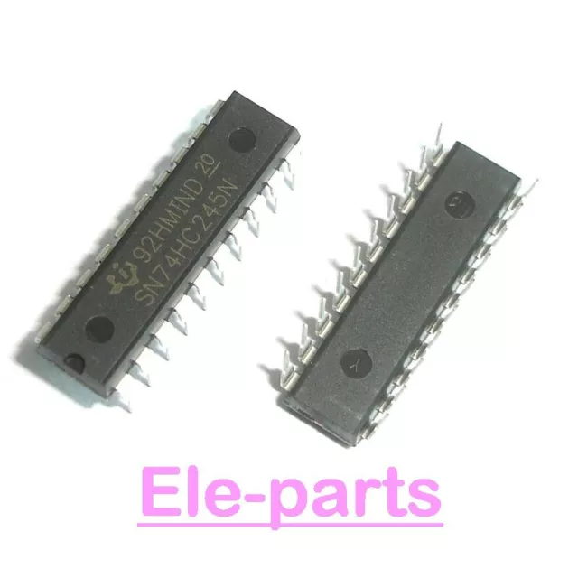 10 PCS SN74HC245N DIP-20 74HC245N 74HC245 Octal bus transceiver 3-state IC Chip