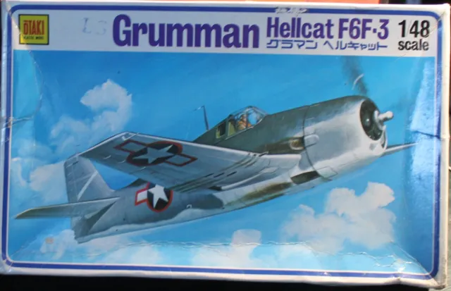Rare 1/48 Otaki Grumman Hellcat F6F-3