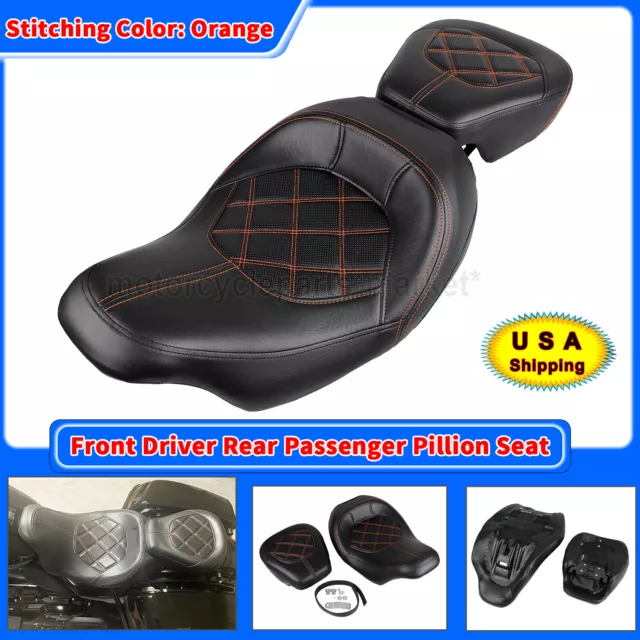 Driver Passenger Pillion Seat For Harley Electra Road Tri Glide Classic FLHTC US