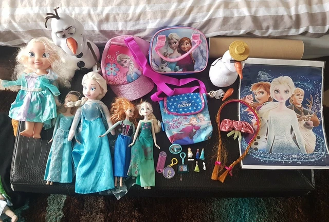 DISNEY PRINCESS FROZEN Bundle Anna Elsa Olaf - please read description ...