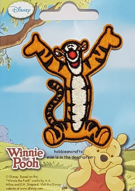 Disney Offizieller Aufbügeln Applikation Motivaufnäher - Tigger Von Winnie The Pooh