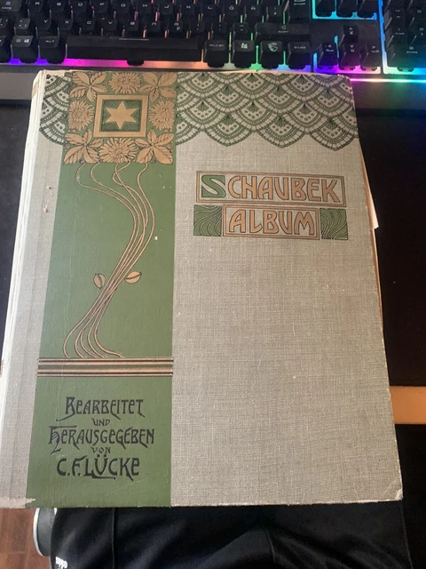 Schaubecks Breifmarken Album Weltweit/Alt/Sehr Selten!!!