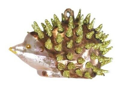Cody Foster Glass Ornament "Hedgehog" Glitter Animal * New * Free Shipping