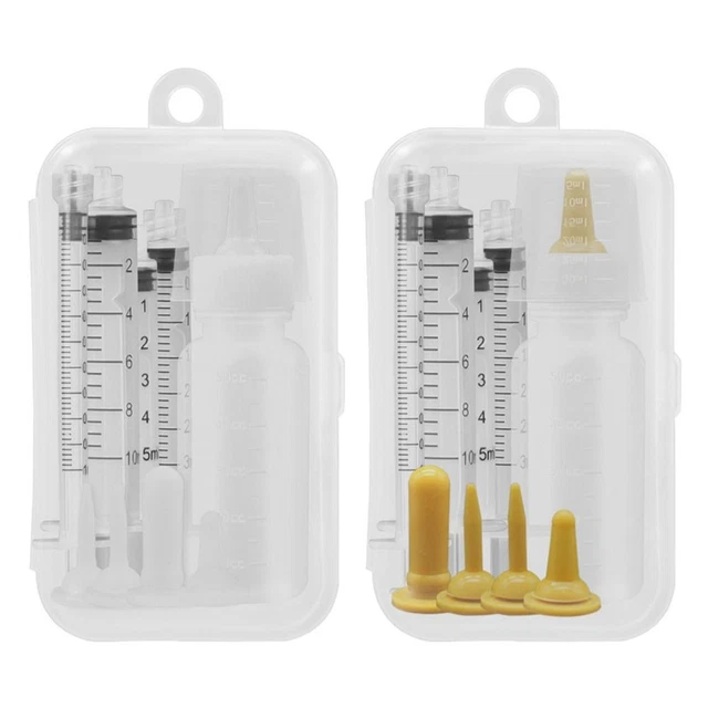 HAMSTER MEDICINE FEEDING Feed Pacifier Feeding Nipple Pet Syringe ...