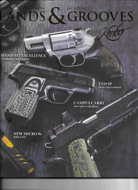 Lands & Grooves by Kimber 2019 Defense Precision Hunting catalog book