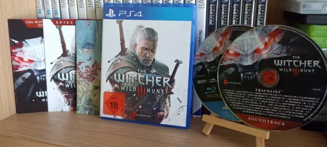 The Witcher 3 Wild Hunt Sony PlayStation 4 OVP, Anleitung, Karte & Soundtrack