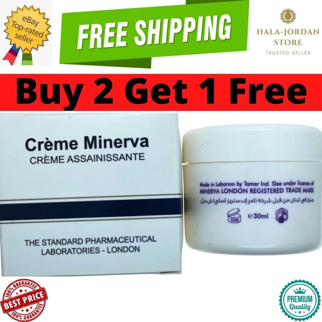Minerva-Creme gegen Akne und Mitesser, hergestellt im Libanon
