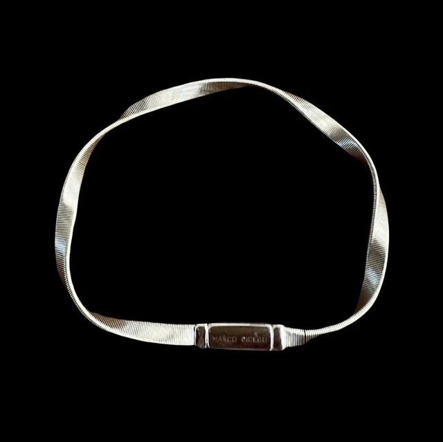 Marco Bicego Marrakech Collection 18K White Gold Bangle Marco Bicego Marrakech Collection 18K White Gold Bangle