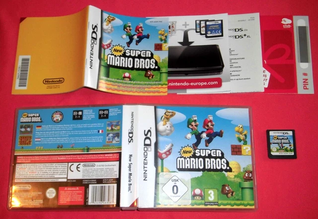 NINTENDO DS NEW Super Mario Bros [FRA] Original CIB Complet VIP Notice ...