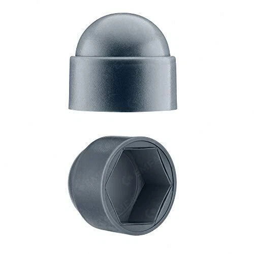 Cache-écrous M8 pour clé de 13 Anthracite 25 pcs. Bouche-trou EMFA ®