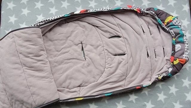 Mamas & Papas kaltes Wetter Winter Fußmuff Kuscheltasche türkis rot Senf 5