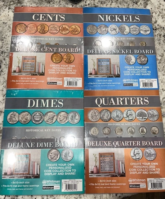 Deluxe Cent Nickle Dime Quarter Board Create Your Own YOU PICK Your CENT Piece
