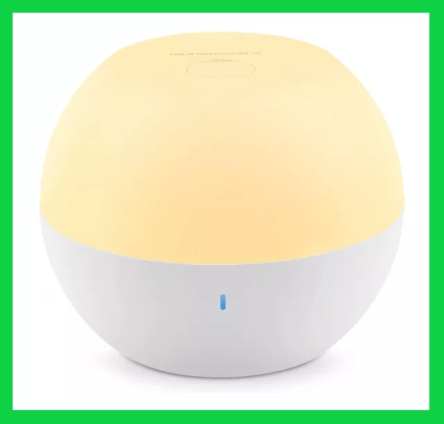 Fitop Luce Notturna Bambini Lampada da Comodino con 7 Colori RGB USB Ricaricabil