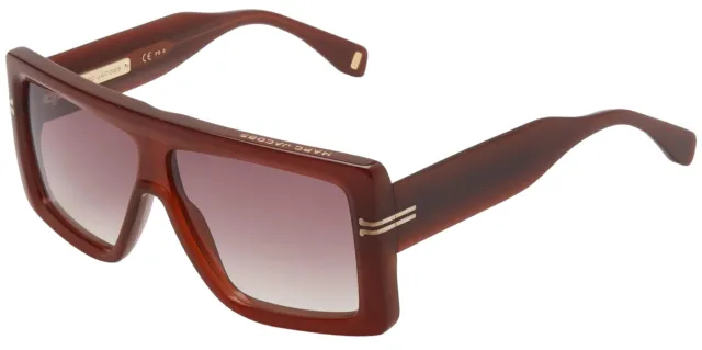 Marc Jacobs Women's Brown Oversize Flat Top Square Sunglasses MJ1061S 009Q HA