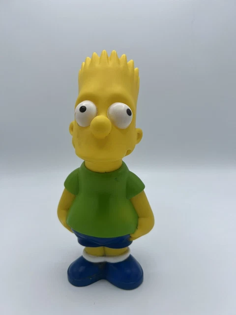 Bart Simpson Green Shirt Vintage 1990 The Simpsons Matt Groening 9" Coin Bank