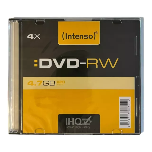 Intenso DVD - RW 4,7 GB 120 Min. DVD-RW Rohling 1 Stück Neu & OVP